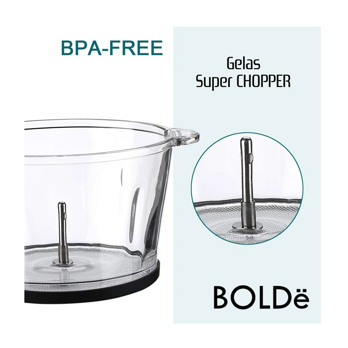 Bolde Super Chopper Stainless Casing - Hitam